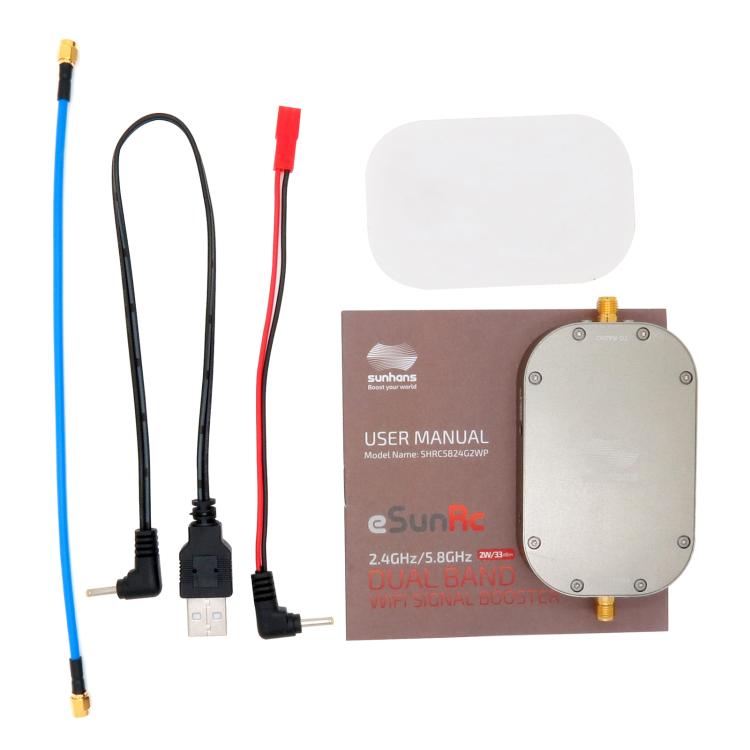 Sunhans eSunRC WiFi Booster Dual Band 2000mW 2.4GHz 5.8GHz