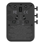 Caricabatterie da viaggio MOMAX UA22 GaN 70 W con doppia presa AC - immagine 3