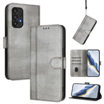 Custodia per telefono in pelle stile retrò con fibbia a giunzione lineare, For Galaxy A73 5G, For Galaxy A33 5G, For Galaxy A03 166mm