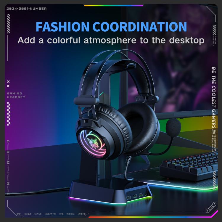 Cuffie gaming ONIKUMA X80 con audio surround 7.1