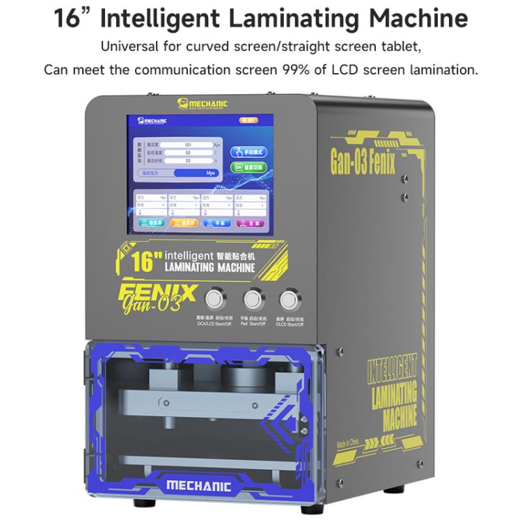 Macchina laminatrice Mechanic GAN-03 Fenix per schermi fino a 16 pollici - immagine 3