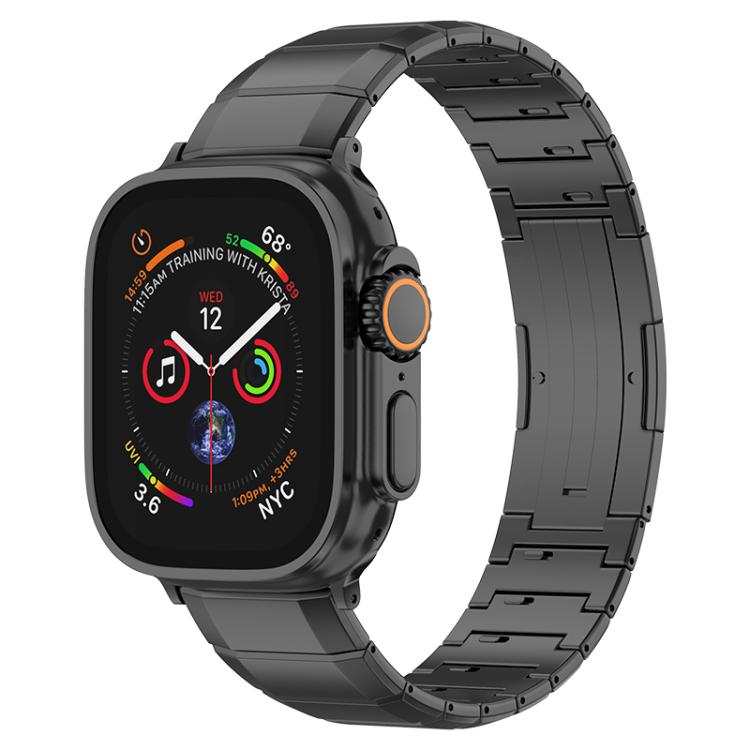 Cinturino per orologio con fibbia in titanio puro a una sola perlina, For Apple Watch 46mm / 49mm / 45mm / 44mm, For Apple Watch 42mm / 41mm / 40mm / 38mm