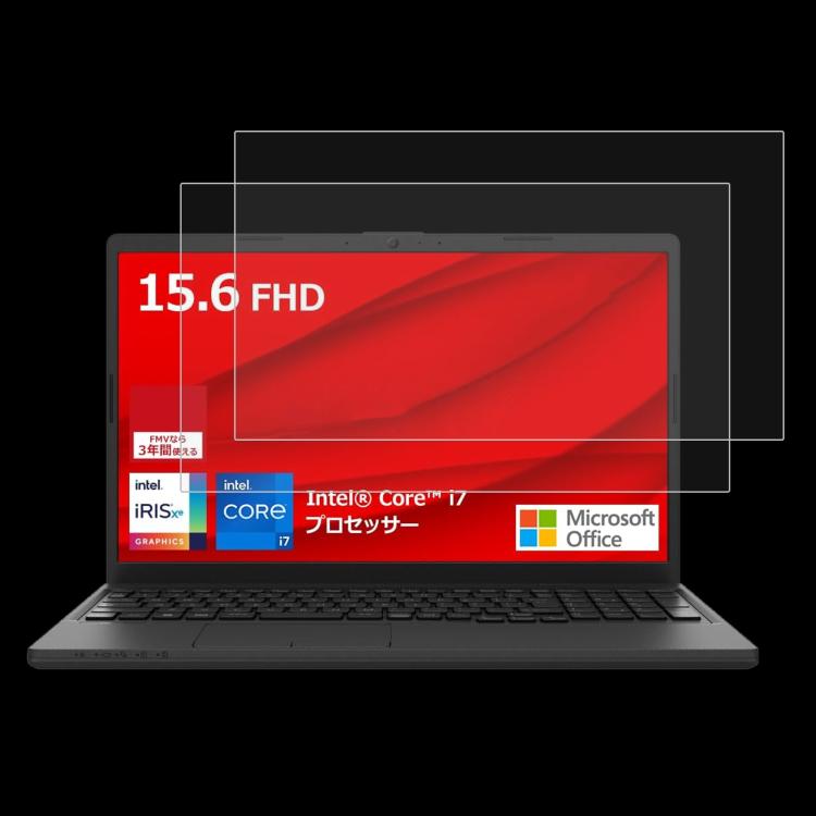 Pellicola vetro temperato 9H per Fujitsu LIFEBOOK A577 15.6"