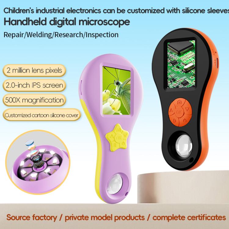 Microscopio digitale portatile 500X con schermo IPS da 2 pollici - immagine 2