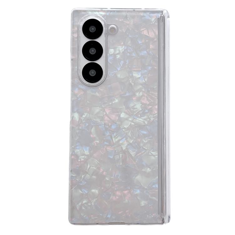 Custodia per telefono con texture a guscio perlato ad asse magnetico, For Galaxy Z Fold8 Ultra 5G, For Samsung Galaxy Z Fold7 5G, For Samsung Galaxy Z Fold Special, For Samsung Galaxy Z Fold6 5G