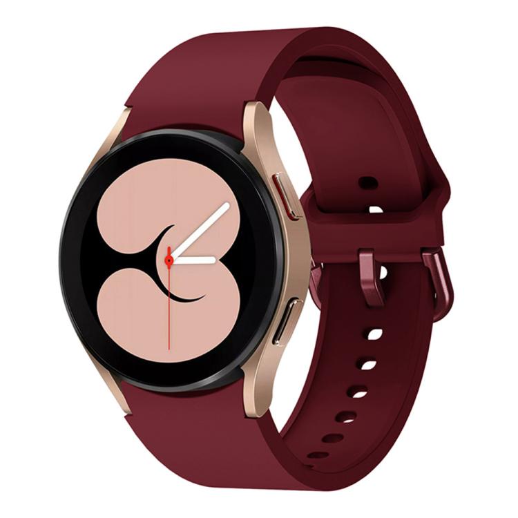 Cinturino per orologio in silicone con fibbia a sgancio rapido e tinta unita xDfind, For Samsung Galaxy Watch7 / Watch FE 40mm, For Samsung Galaxy Watch6 / Watch6 Classic