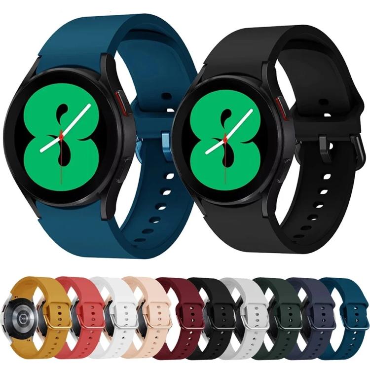 Cinturino per orologio in silicone con fibbia a sgancio rapido e tinta unita xDfind, For Samsung Galaxy Watch5 / Watch5 Pro, For Samsung Galaxy Watch4 / Watch4 Classic