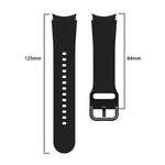 Cinturino per orologio in silicone con fibbia a sgancio rapido e tinta unita xDfind, For Samsung Galaxy Watch7 / Watch FE 40mm, For Samsung Galaxy Watch6 / Watch6 Classic