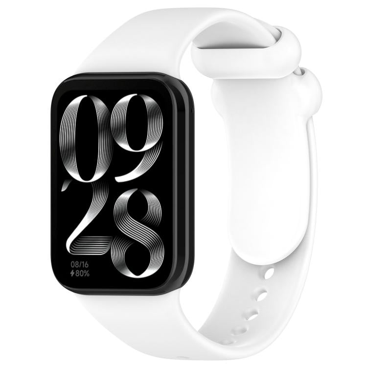 Cinturino per orologio xDfind in silicone nero tinta unita con fibbia, For Xiaomi Band 10 Pro/9 Pro/Redmi Watch 6/5/4, For Redmi Watch 6 / Watch 5 / Watch 4