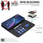 Custodia per telefono in pelle con motivo floreale traforato e protezione RFID., For Samsung Galaxy A13, For Samsung Galaxy A52 / A52S, For Samsung Galaxy A02S / A03S, For Samsung Galaxy A22 4G
