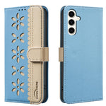 Custodia per telefono in pelle con motivo floreale traforato e protezione RFID., For Samsung Galaxy A26 5G, For Samsung Galaxy A16, For Samsung Galaxy A15, For Samsung Galaxy A55 5G