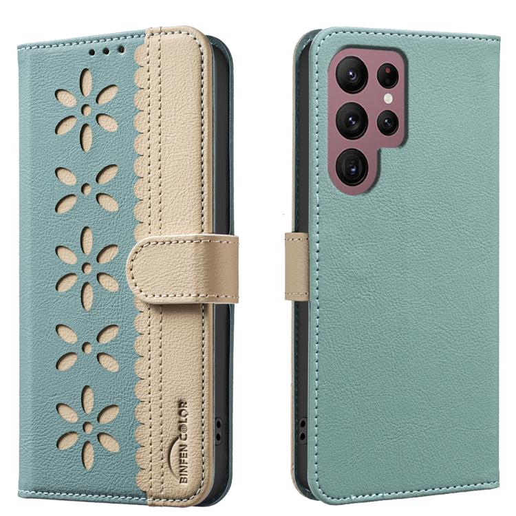 Custodia per telefono in pelle con motivo floreale traforato e protezione RFID., For Samsung Galaxy S21 FE 5G, For Samsung Galaxy S21 5G, For Samsung Galaxy S21+ 5G, For Samsung Galaxy S21 Ultra 5G