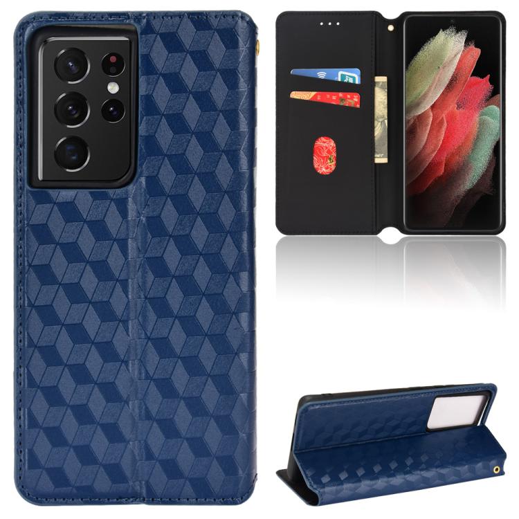 Custodia per telefono in pelle con texture a griglia cubica., For Samsung Galaxy S20 Ultra 5G, For Samsung Galaxy S20, For Samsung Galaxy S20+