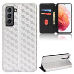 Custodia per telefono in pelle con texture a griglia cubica., For Samsung Galaxy S20 Ultra 5G, For Samsung Galaxy S20, For Samsung Galaxy S20+