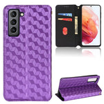 Custodia per telefono in pelle con texture a griglia cubica., For Samsung Galaxy S20 Ultra 5G, For Samsung Galaxy S20, For Samsung Galaxy S20+