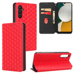 Custodia per telefono in pelle con texture a griglia cubica., For Samsung Galaxy A23 4G / 5G / F23 / M23, For Samsung Galaxy A04e / M04 / F04, For Samsung Galaxy A14 4G / 5G, For Samsung Galaxy A24 5G