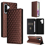 Custodia per telefono in pelle con texture a griglia cubica., For Samsung Galaxy A57 5G, For Samsung Galaxy A37 5G, For Galaxy A27 5G, For Samsung Galaxy A17 4G / 5G