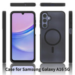 Custodia ibrida in TPU e PC con MagSafe, piacevole al tatto., For Samsung Galaxy A57 5G, For Samsung Galaxy A37 5G, For Samsung Galaxy A36 / A56 5G, For Samsung Galaxy A26 5G, For Samsung Galaxy A16 5G / 4G