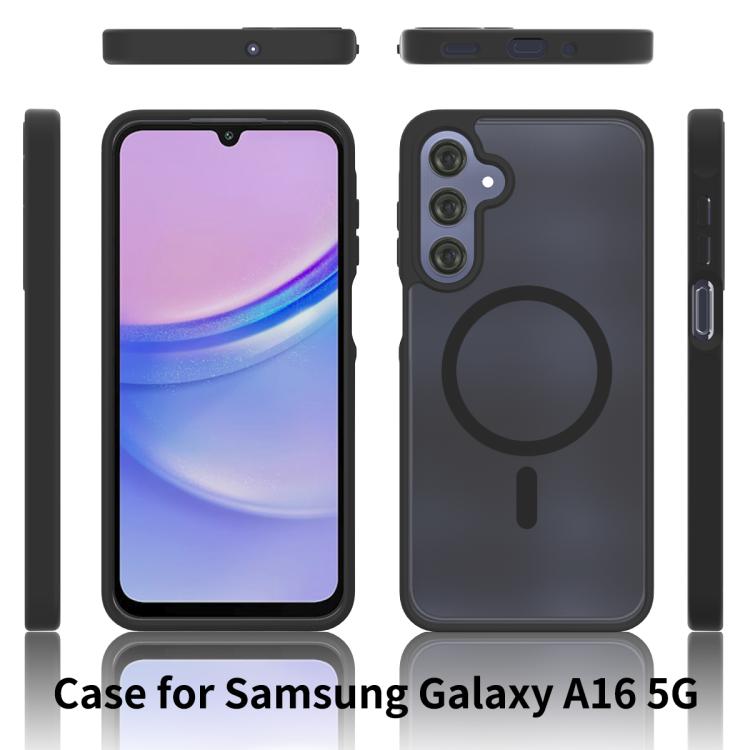 Custodia ibrida in TPU e PC con MagSafe, piacevole al tatto., For Samsung Galaxy A57 5G, For Samsung Galaxy A37 5G, For Samsung Galaxy A36 / A56 5G, For Samsung Galaxy A26 5G, For Samsung Galaxy A16 5G / 4G