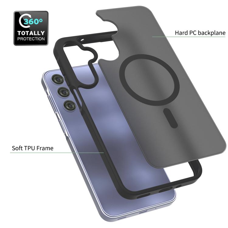 Custodia ibrida in TPU e PC con MagSafe, piacevole al tatto., For Samsung Galaxy A57 5G, For Samsung Galaxy A37 5G, For Samsung Galaxy A36 / A56 5G, For Samsung Galaxy A26 5G, For Samsung Galaxy A16 5G / 4G