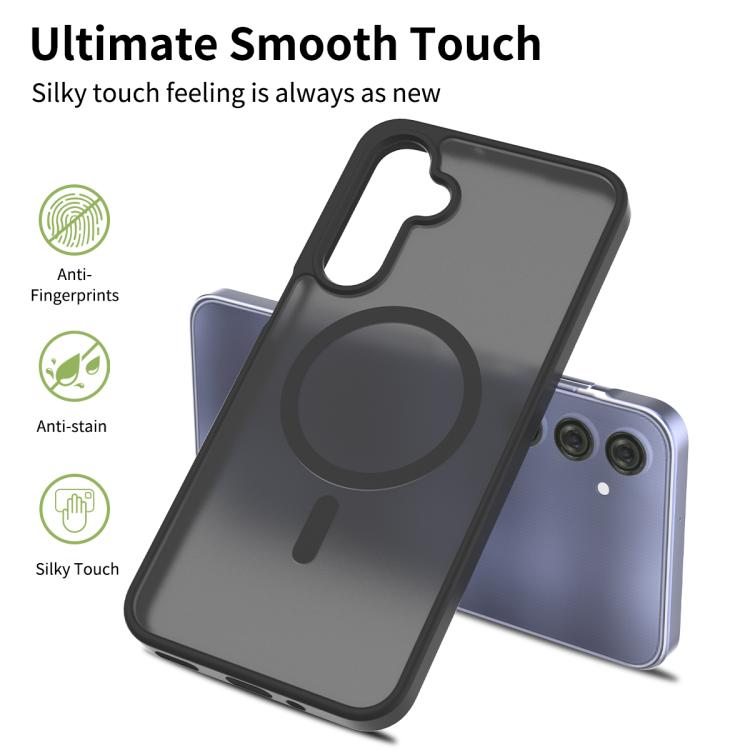 Custodia ibrida in TPU e PC con MagSafe, piacevole al tatto., For Samsung Galaxy A57 5G, For Samsung Galaxy A37 5G, For Samsung Galaxy A36 / A56 5G, For Samsung Galaxy A26 5G, For Samsung Galaxy A16 5G / 4G