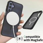 Custodia ibrida in TPU e PC con MagSafe, piacevole al tatto., For Samsung Galaxy A57 5G, For Samsung Galaxy A37 5G, For Samsung Galaxy A36 / A56 5G, For Samsung Galaxy A26 5G, For Samsung Galaxy A16 5G / 4G