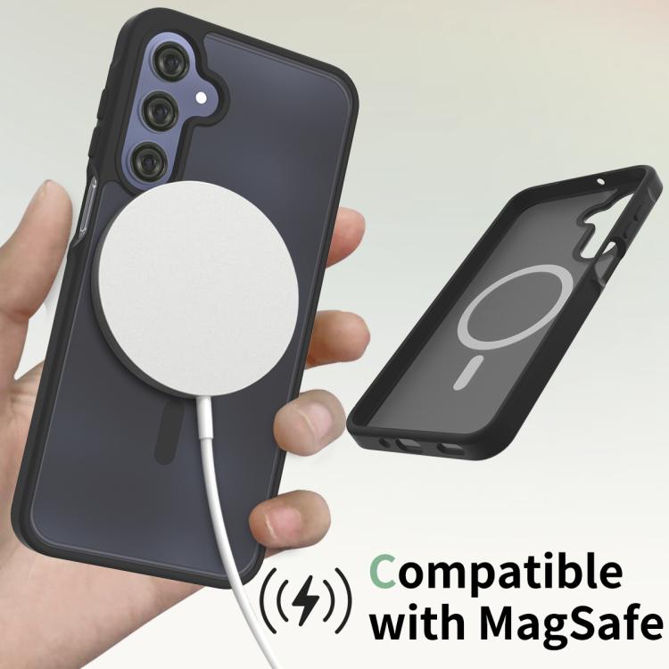 Custodia ibrida in TPU e PC con MagSafe, piacevole al tatto., For Samsung Galaxy A57 5G, For Samsung Galaxy A37 5G, For Samsung Galaxy A36 / A56 5G, For Samsung Galaxy A26 5G, For Samsung Galaxy A16 5G / 4G