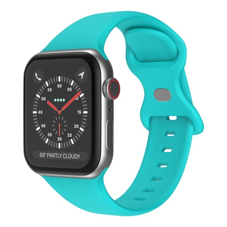 Cinturino per orologio in silicone con fibbia a farfalla xDfind, For Apple Watch 46mm / 49mm / 45mm / 44mm, For Apple Watch 42mm / 41mm / 40mm / 38mm
