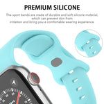 Cinturino per orologio in silicone con fibbia a farfalla xDfind, For Apple Watch 46mm / 49mm / 45mm / 44mm, For Apple Watch 42mm / 41mm / 40mm / 38mm