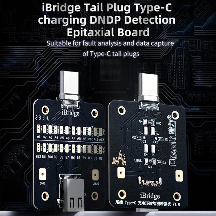 Scheda tester USB-C QianLi iBridge con rilevamento DNDP - immagine 4