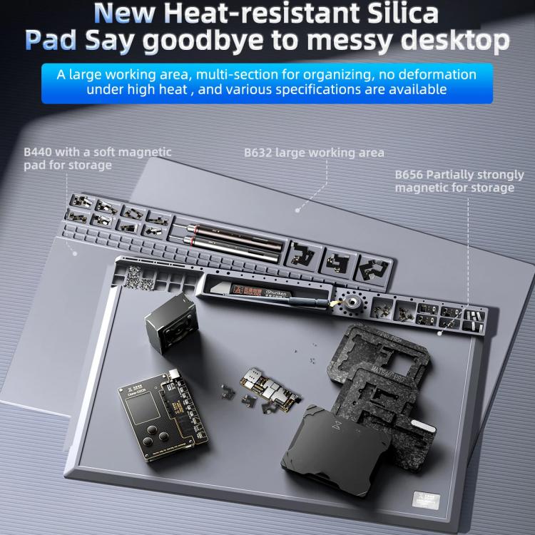Tappetino da lavoro in silicone Mega-Idea B656, resistente al calore - immagine 5