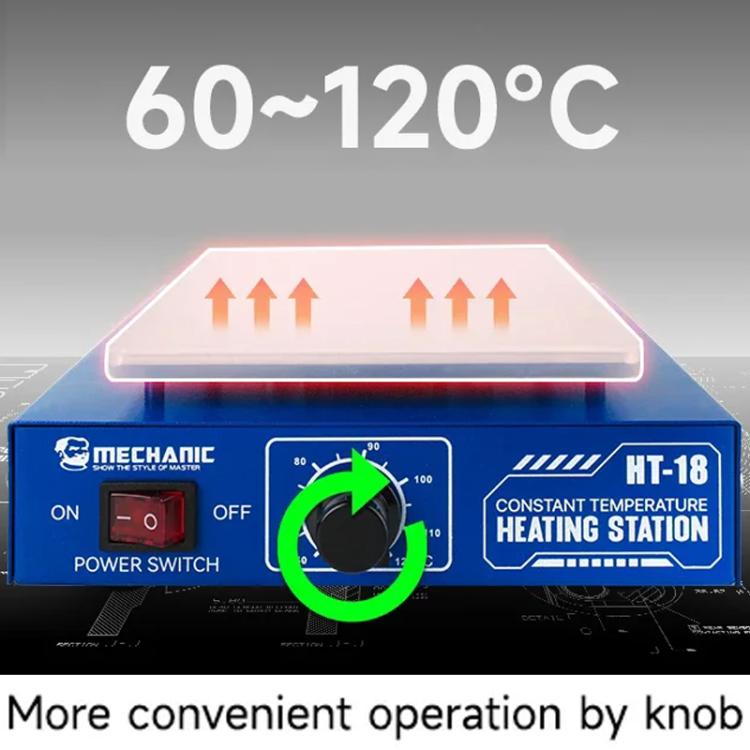 Piattaforma riscaldante HT-18 con controllo numerico per riparazioni - immagine 5