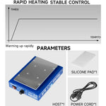 Piattaforma riscaldante HT-18 con controllo numerico per riparazioni - immagine 8