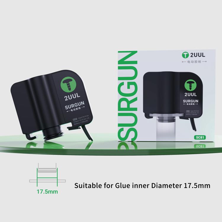 Dispenser elettrico per colla 2uul SC81 con batteria da 1100 mAh - immagine 6