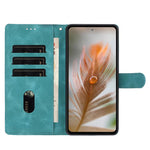 Custodia per telefono in similpelle con effetto piuma goffrato, piacevole al tatto., For Samsung Galaxy A22 5G, For Samsung Galaxy A32 4G, For Samsung Galaxy A72