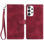 Custodia per telefono in similpelle con effetto piuma goffrato, piacevole al tatto., For Samsung Galaxy A22 5G, For Samsung Galaxy A32 4G, For Samsung Galaxy A72
