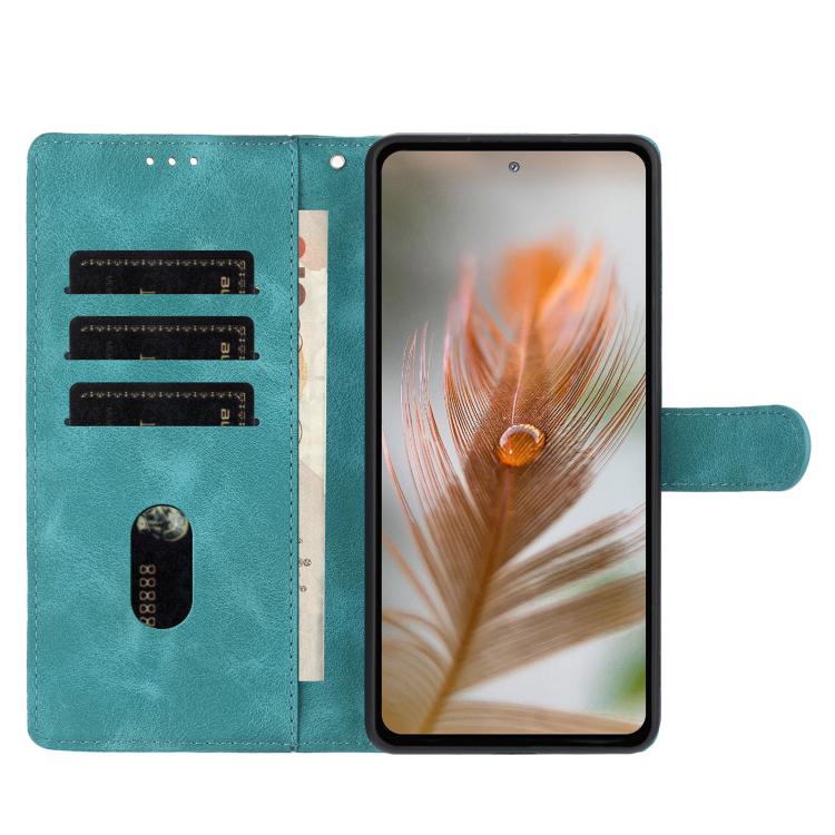 Custodia per telefono in similpelle con effetto piuma goffrato, piacevole al tatto., For Samsung Galaxy A02s