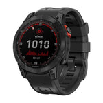 Cinturino per orologio sportivo in silicone xDfind, tinta unita., For Gamin 22mm