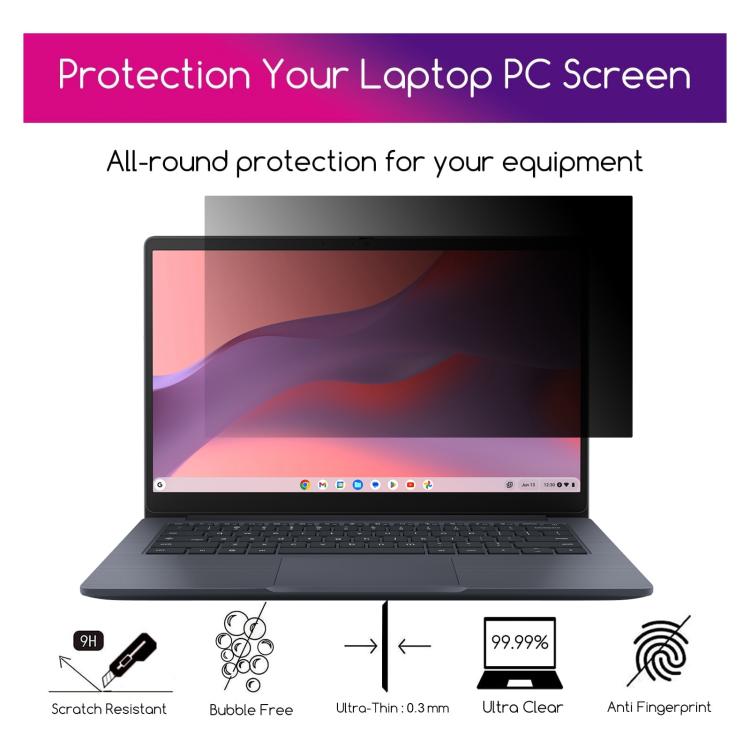 Pellicola vetro temperato 9H per ASUS Chromebook CX1405CKA 14"