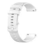 Cinturino per orologio in silicone a tinta unita con motivo a quadri piccoli xDfind, 18mm For Garmin Venu 2S / Move 3S / Active S, 20mm For Garmin Forerunner 570 42mm/245/645