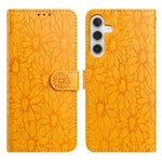 Custodia per telefono in pelle con motivo a margherite in rilievo, For Samsung Galaxy A24 4G, For Samsung Galaxy A23 5G