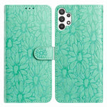 Custodia per telefono in pelle con motivo a margherite in rilievo, For Samsung Galaxy A03, For Samsung Galaxy A13 4G