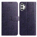 Custodia per telefono in pelle con motivo a margherite in rilievo, For Samsung Galaxy A03, For Samsung Galaxy A13 4G