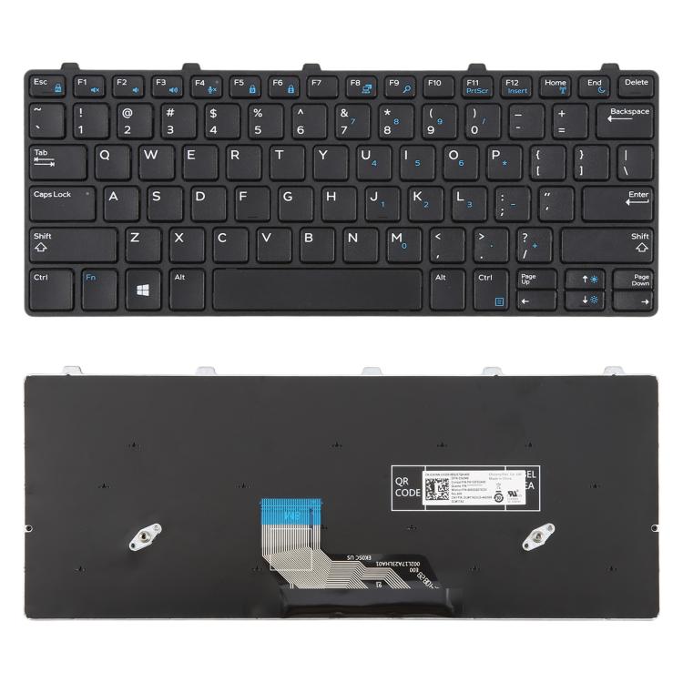 Tastiera USA di ricambio per Dell Latitude 3180, 3189 e 3380