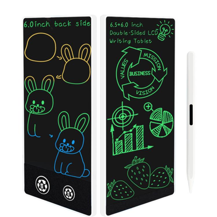 Tavoletta da scrittura LCD magnetica, varianti da 6,5 e 6,5+6 pollici - immagine 2