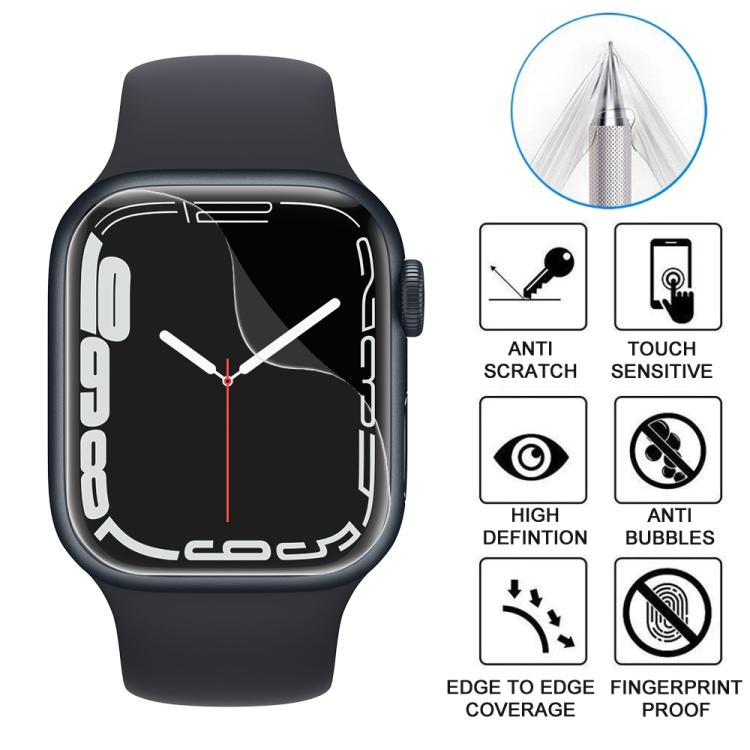 5 pezzi xDfind Pellicola protettiva in idrogel morbido a copertura totale per la parte anteriore, For Apple Watch Series 6&SE&5&4 44mm, For Apple Watch Series 6&SE&5&4 40mm, For Apple Watch Series 11 / 10 46mm, For Apple Watch Ultra 3 / 2 / 1 49mm     ...
