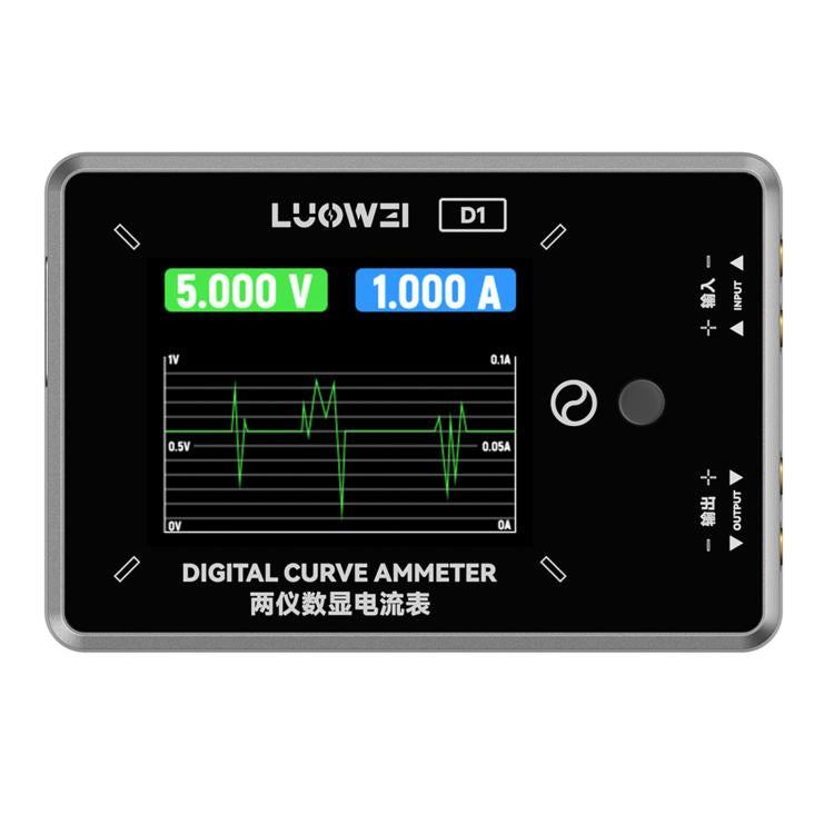 Amperometro digitale Luowei LW-D1 con display TFT da 2,8 pollici