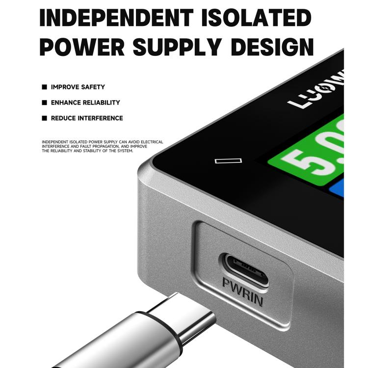 Amperometro digitale Luowei LW-D1 con display TFT da 2,8 pollici - immagine 9