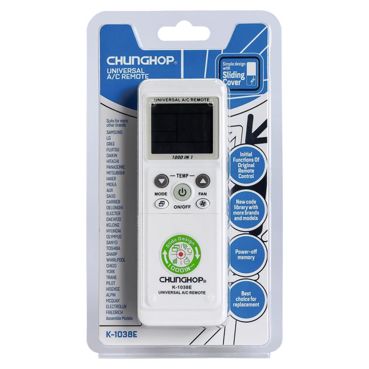 Telecomando universale Chunghop K-1038ES per condizionatore - immagine 4