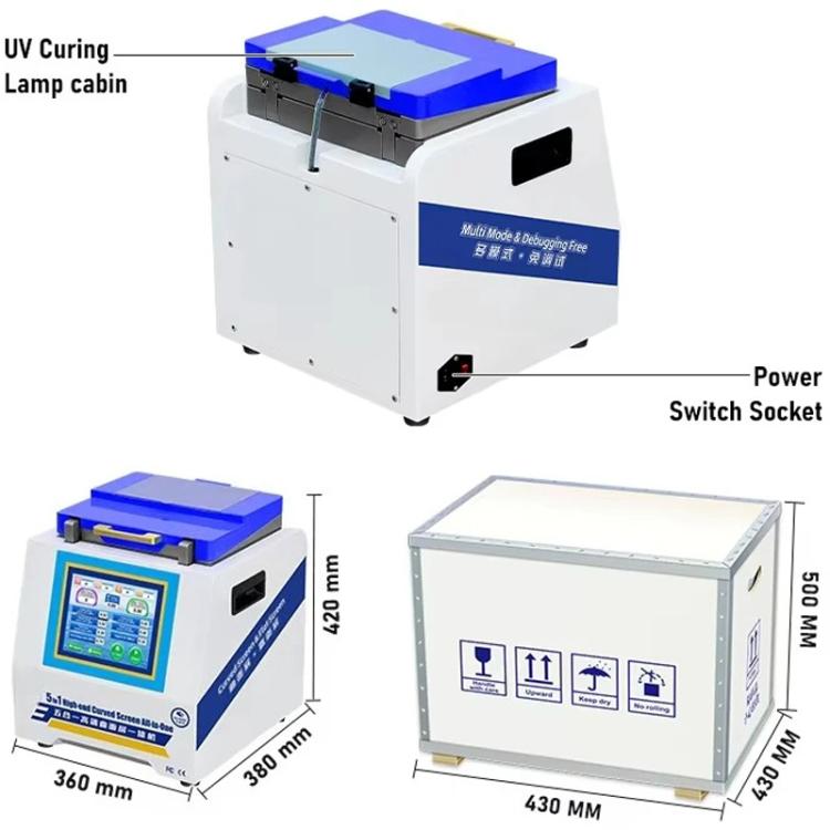 Sistema di laminazione UV YYD YD-636 per schermi curvi e piatti - immagine 5